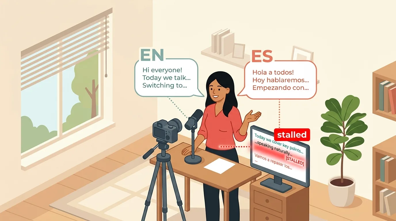 Why Your Teleprompter Breaks When You Switch Languages