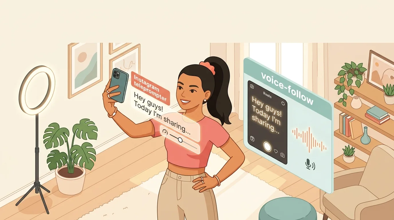 Instagram Teleprompter When It's Enough and When You Need an App